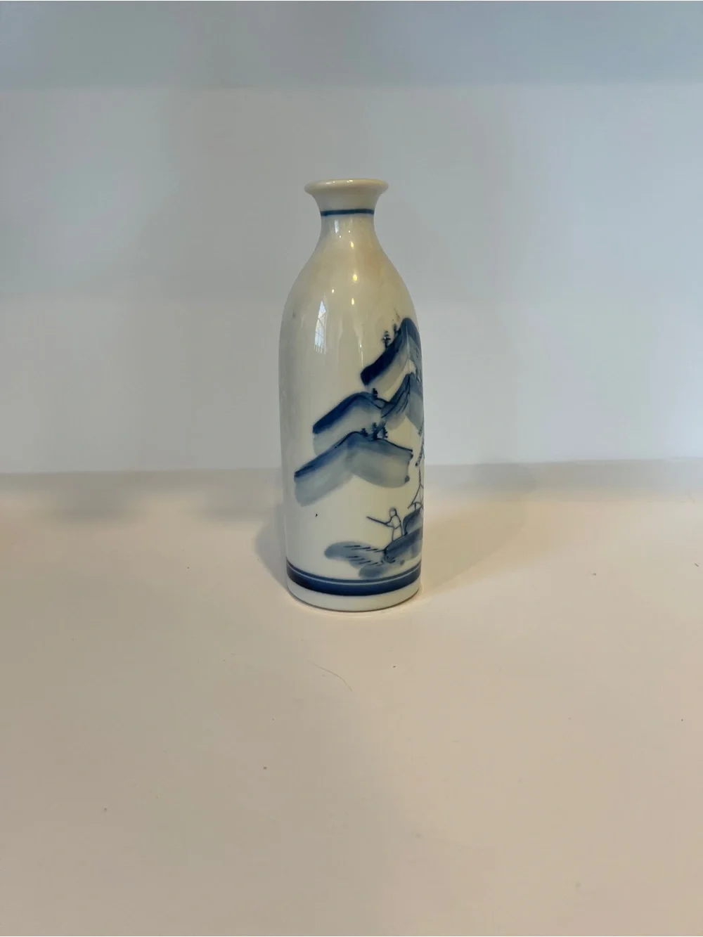 Vintage Japanese Ceramic Sake Bottle or Tokkuri